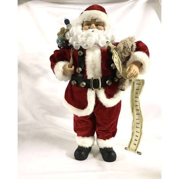 Possible Dreams- Merry Christmas To All Making A List Santa Clauses Sack Of Gift - Picture 1 of 8